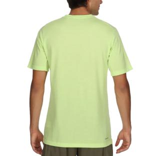 T-shirt Vert Homme Adidas Trail Essentials vue 2