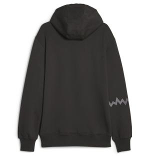 Sweat Noir Homme Puma Hoops Team Hoodie vue 0