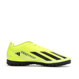 Chaussures de foot Jaunes Homme Adidas X Crazyfast Club TF vue 2