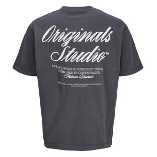 T-Shirt Gris Homme Jack & Jones Norrebro vue 0