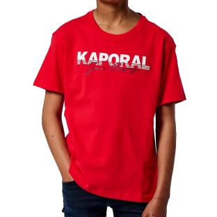 T-Shirt Rouge Garçon Kaporal Orico pas cher