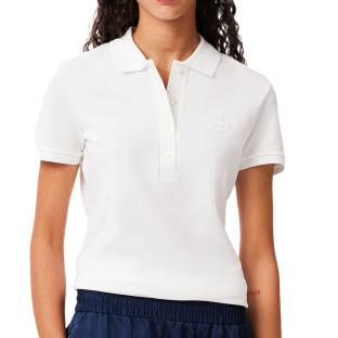 Polo Blanche Femme Lacoste PF5462 vue 0