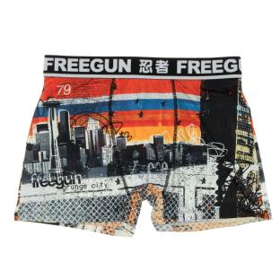 Boxer Multicolores Homme Freegun Grunge City pas cher