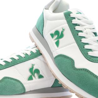 Baskets Blanches/Verte Femme Le Coq Sportif Astra_2 W Optical vue 0