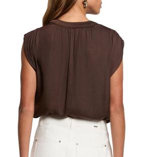 Blouse Marron Femme OROOVE vue 0