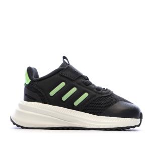 Baskets Noires/Vertes Garçon Adidas X_plrphase vue 0