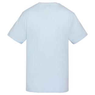 T-shirt Bleu Clair Homme Schott TSCREW vue 0