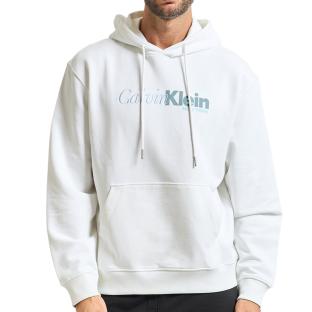 Sweat Blanc Homme Calvin Klein Jeans Cursi vue 0