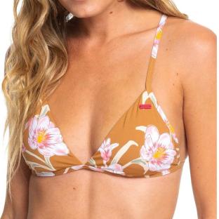 Haut De Bikini Marron Femme Roxy Printed Beach Classics pas cher