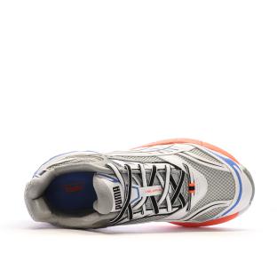 Baskets Noires/Blanc/Orange Homme Puma Velophasis vue 4