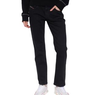 Jean Evasé Noir Femme Diesel A03610 pas cher
