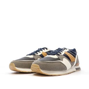 Baskets Blanc/Marine/Camel Homme Umbro 973590 vue 6