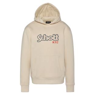 Sweat à Capuche Beige Garçon Schott Sidney pas cher