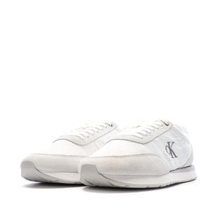Baskets Blanc/Gris Homme Calvin Klein Jeans Retros vue 6