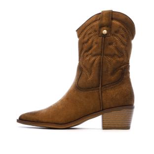 Santiags Basses Camel Femme Xti 144307 pas cher