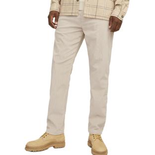 Pantalon Velours Écru Homme Jack & Jones Corduroy vue 0