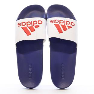 Adidas Adilette Shower Men's White/Blue Slides HQ6885 Photo of the Espace des Marques %store% store - view of %key%