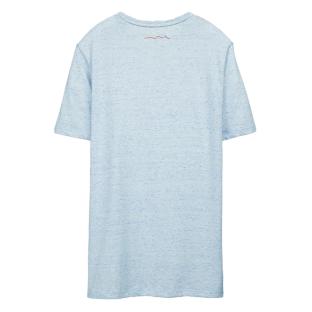T-shirt Bleu Chiné Homme Teddy Smith Chine vue 2