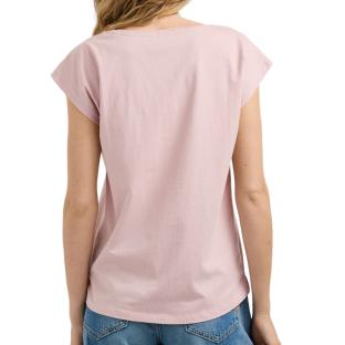 T-Shirt Rose Pastel Femme Pepe jeans Cloe vue 0