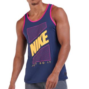 Débardeur Marine Homme Nike Tank pas cher