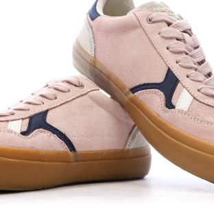 Baskets Roses Femme Pepe jeans Travis Retro vue 7