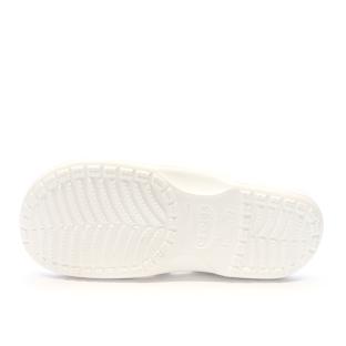 Claquettes Crocs Blanches Homme Baya Slide U vue 2