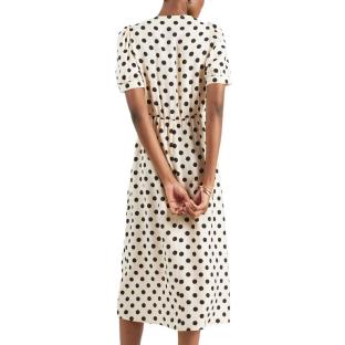 Robe Ecru à Pois Femme Morgan ROVITA vue 0