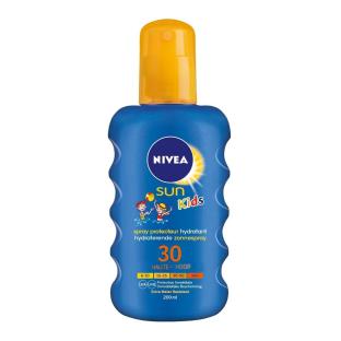 Crème Solaire kids Spray 30 NIVEA Sun 200ml pas cher