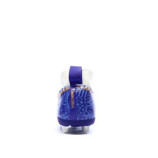 Chaussures de Football Bleues Nike Jr Zoom Superfly 9 Acad MDS AG vue 3