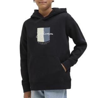 Sweat Noir Garçon Jack & Jones Jorfrederik 12274601 vue 2