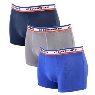 Lot de 3 Boxers Gris/Marine/Bleu Homme Le Coq Sportif Boxer pas cher