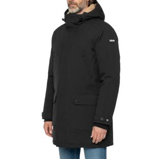 Parkas Noir Homme Schott Parka Fixe Doublee Sherpa vue 0
