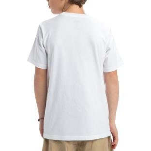 T-shirt Blanc Garçon Quiksilver Typed Out vue 2