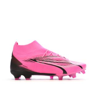 Chaussures de Football Rose/Noire Homme Puma Ultra Pro vue 2
