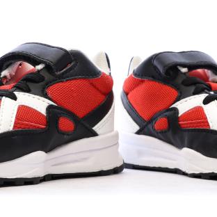 Baskets Noir/Rouge Garçon Le Coq Sportif Lcs R850 Inf vue 0