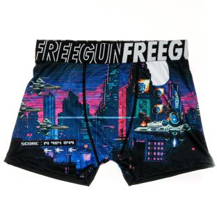 Boxer Noir/Rose/Bleu Garçon Freegun CIT pas cher