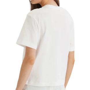 T-Shirt Blanc Femme Calvin Klein Jeans Classics vue 0