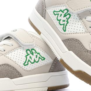 Baskets Blanches/Grises/Vertes Garçon Kappa Manis vue 0