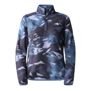 Polaire Bleu/Noir Femme The North Face 100 Glacier pas cher