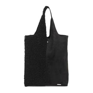 Sac Fourre Tout Noir Femme Manoukian prudy pas cher