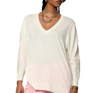 Pull Blanc Femme Kaporal Voyou pas cher