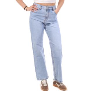 Jean Droit Bleu Clair Femme Oraije Solange vue 0