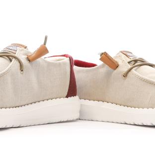 Chaussures Beige/Marron Femme Hey Dude Wendy Stretch vue 7