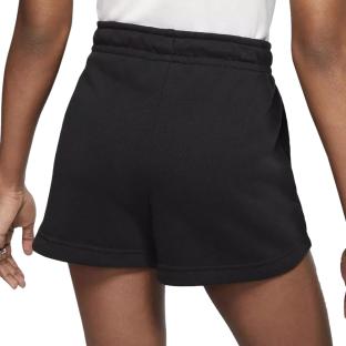 Short Noir Femme Nike French Terry vue 2