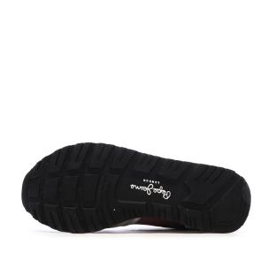 Baskets Bordeaux/Gris Femme Pepe jeans Marlon vue 0
