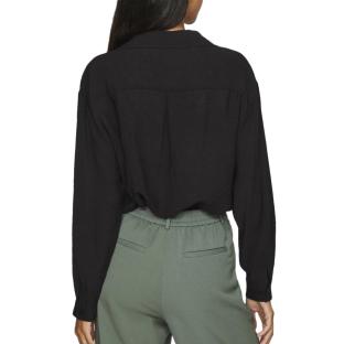 Chemise Noire Femme Vila Domira vue 2
