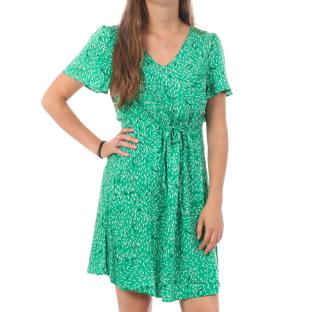 Robe Verte à Motifs Femme Vero Moda Easy pas cher