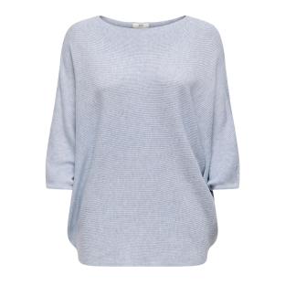 Pull Bleu Clair manches 3/4 Femme JDY New Behave pas cher