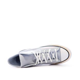 Baskets Bleu Clair Femme Converse Chuck Taylor All Star Lift vue 4