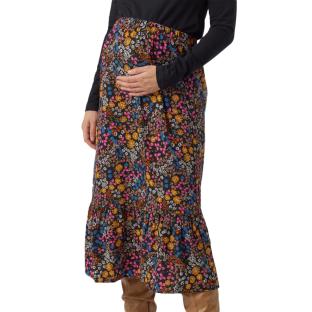 Jupe Noire/Rose Femme Mamalicious Fina pas cher